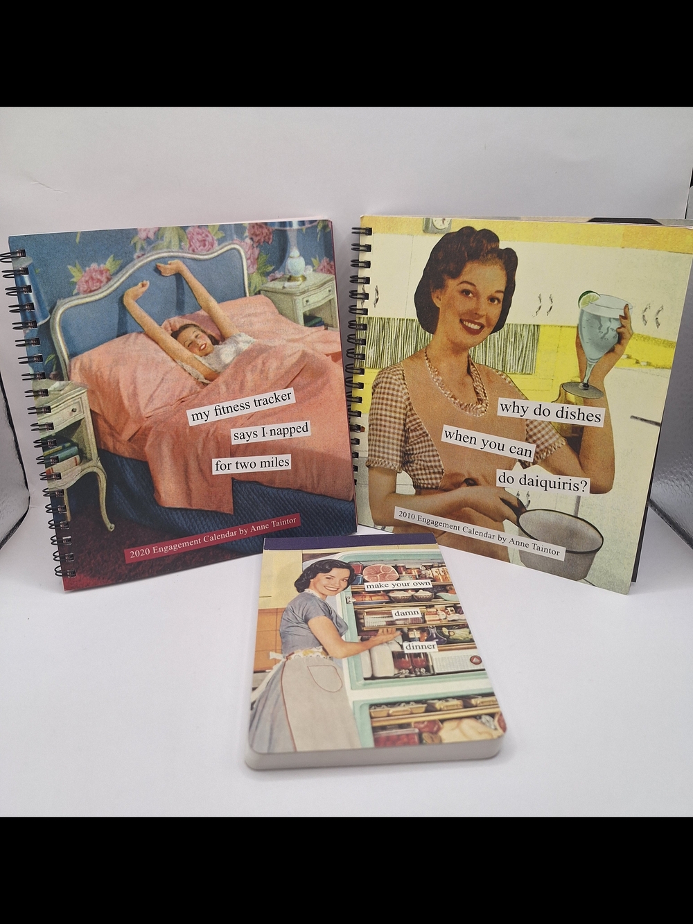 Anne Taintor Engagement Calendar Lot 2009 2019 Retro Humor Planners Notebook